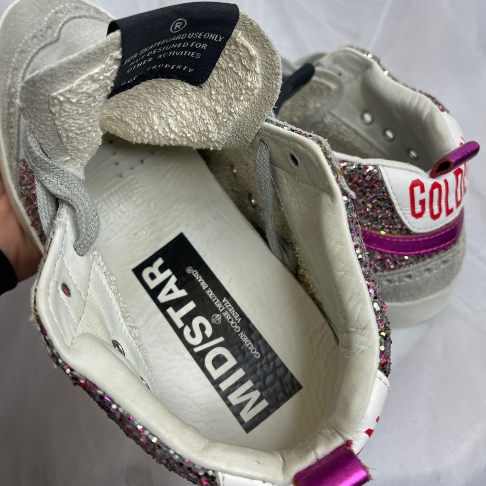 Golden goose multi glitter